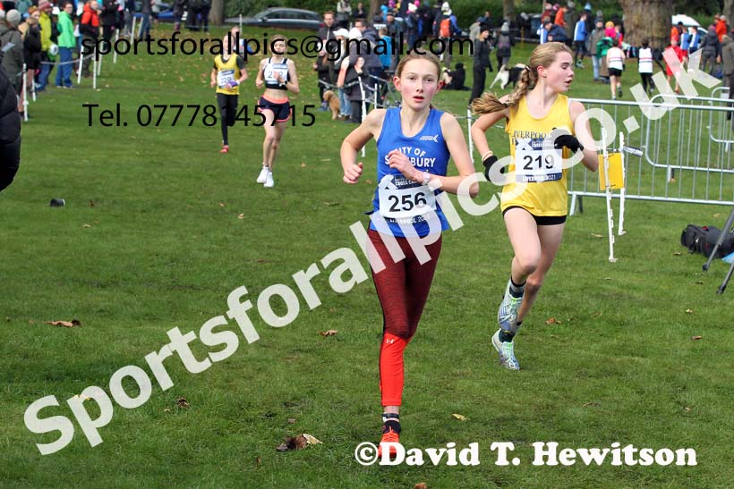 Girls under-13s, European Cross Country Championships Trials, Sefton Park, Liverpool. Photo: David T. Hewitson/Sports for All Pics